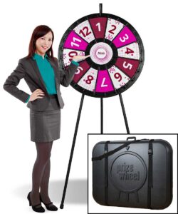 Large Prize Wheel and Travel Case